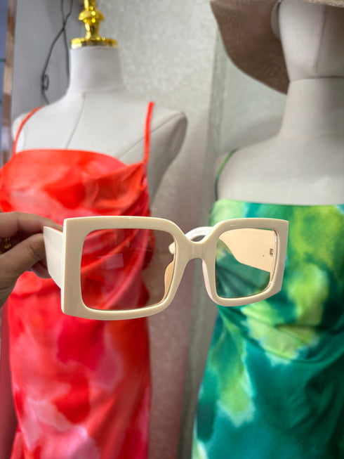 Fashionable Retro Square Frame Sunglasses